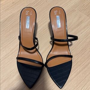 Primark Black Croc-Effect Heels